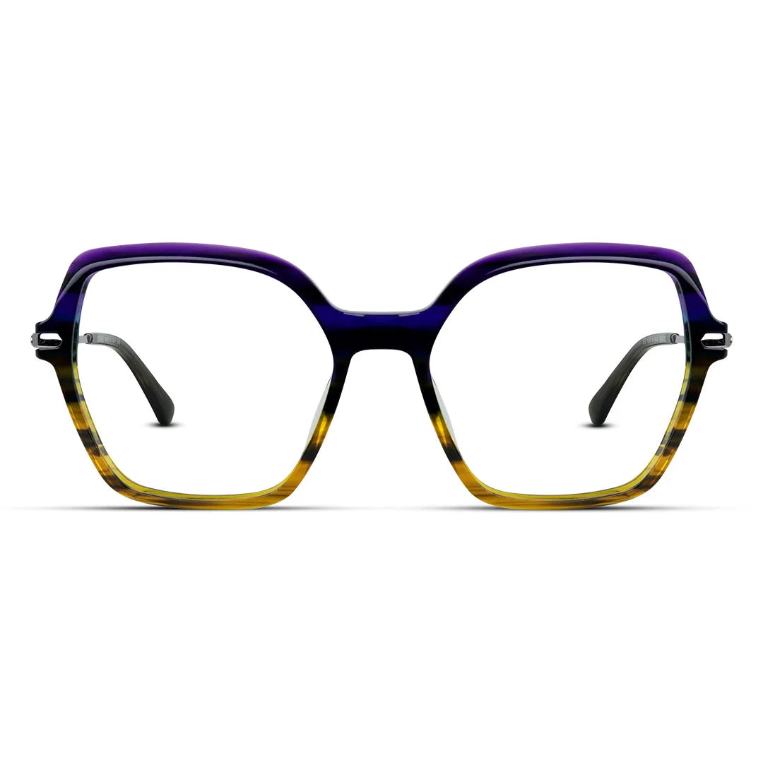 Semi Cat Eye Acetate Medium Women's Eyeglasses