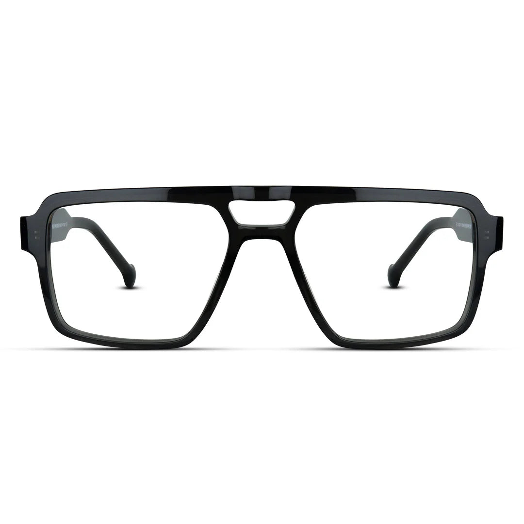 Rectangle Acetate Medium Double Bridge Men's Eyeglasses