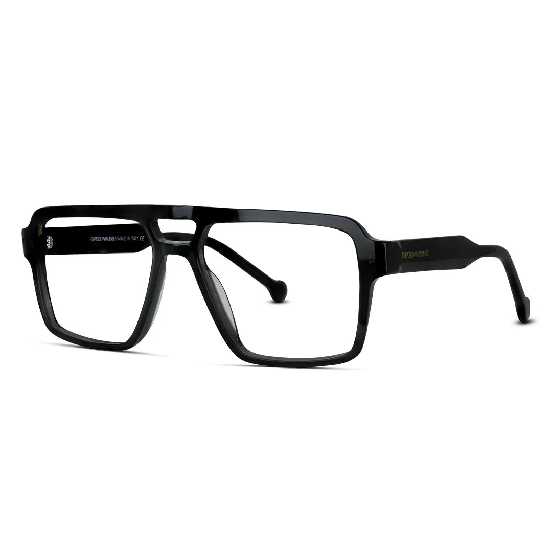 Rectangle Acetate Medium Double Bridge Men's Eyeglasses