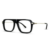 Aviator Square Acetate Thick Medium Men's Eyeglasses