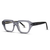 Thick Bold Hexagon Acetate Eyeglasses For Men & Women