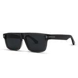 Wide Fit Square Sunglasses for Men Premium Acetate
