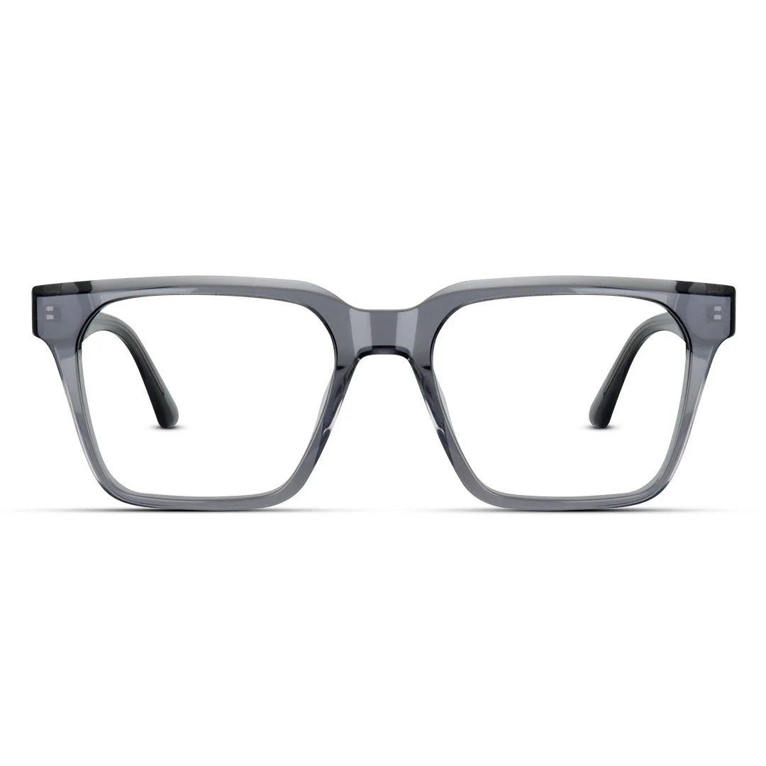 Thick Acetate Medium Geometric Men's Eyeglasses