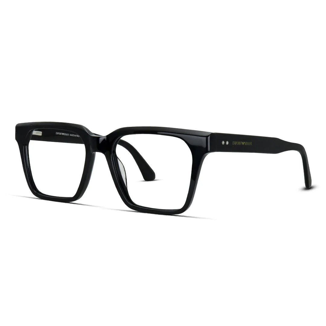 Thick Acetate Medium Geometric Men's Eyeglasses