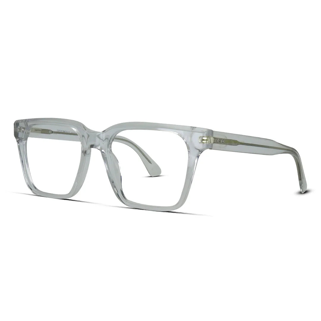 Thick Acetate Medium Geometric Men's Eyeglasses