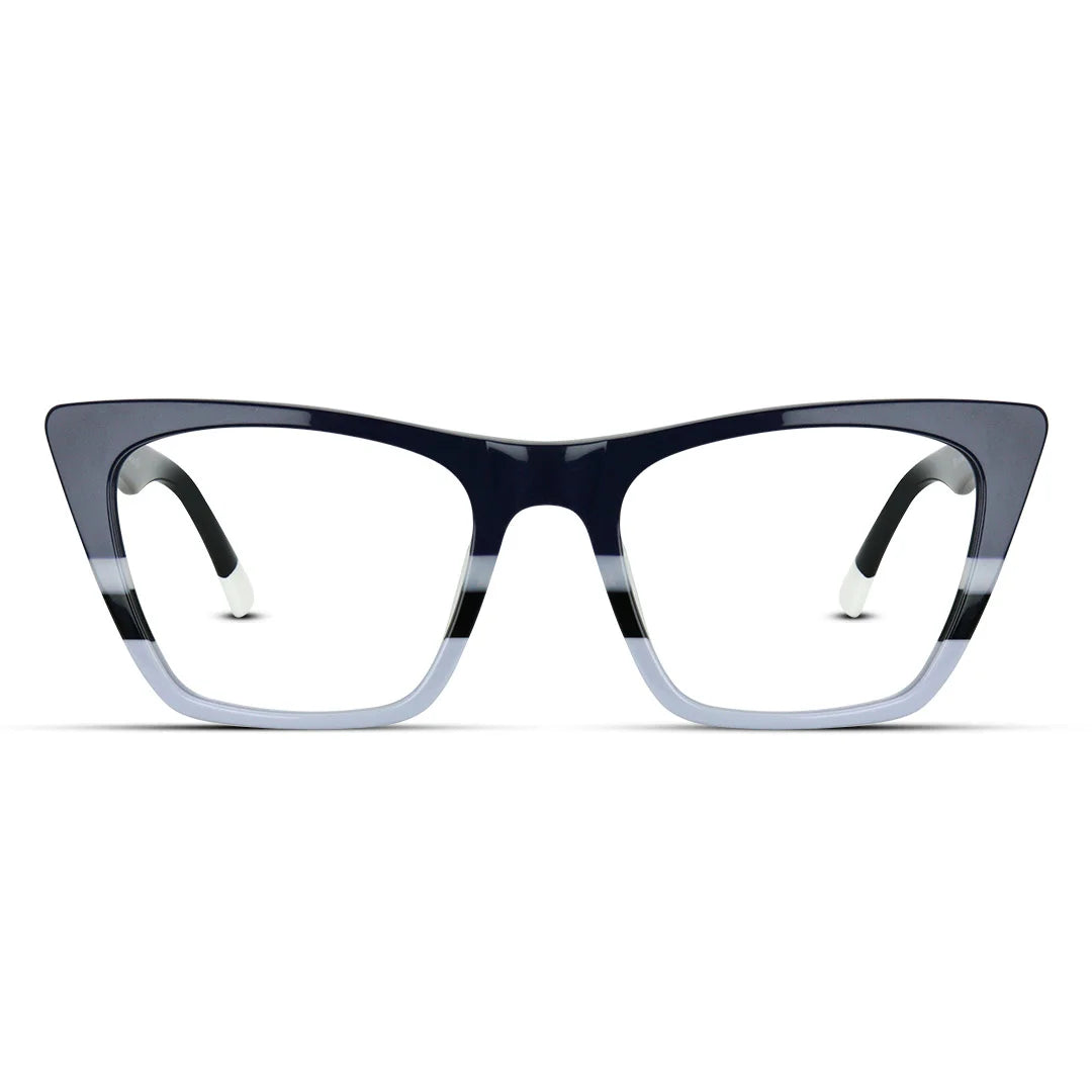 Cat Eye Acetate Medium Fashionable Women's Eyeglasses