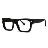 Thick Bold Square Acetate Unisex Eyeglasses - Timeless Style