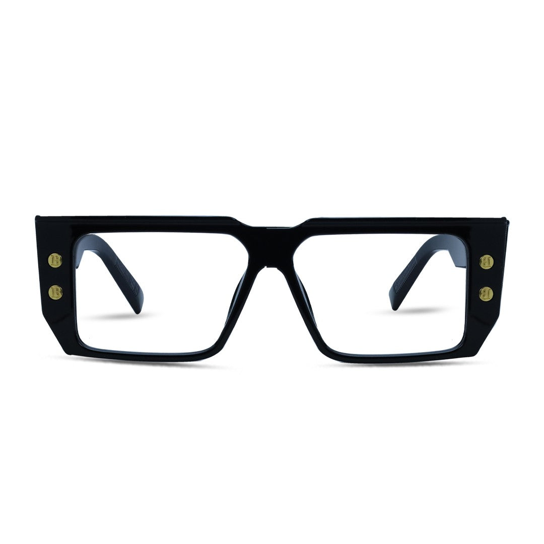 Thick Rectangle Fit Sized Eyeglasses