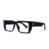 Thick Rectangle Fit Sized Eyeglasses