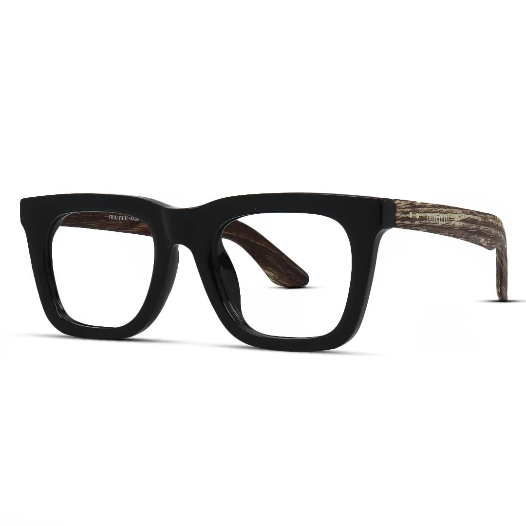 Thick Square Matte Finish Men’s Eyeglasses