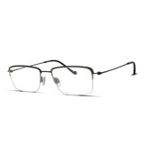Lightweight Half-Rimless Glasses Comfort & Clarity