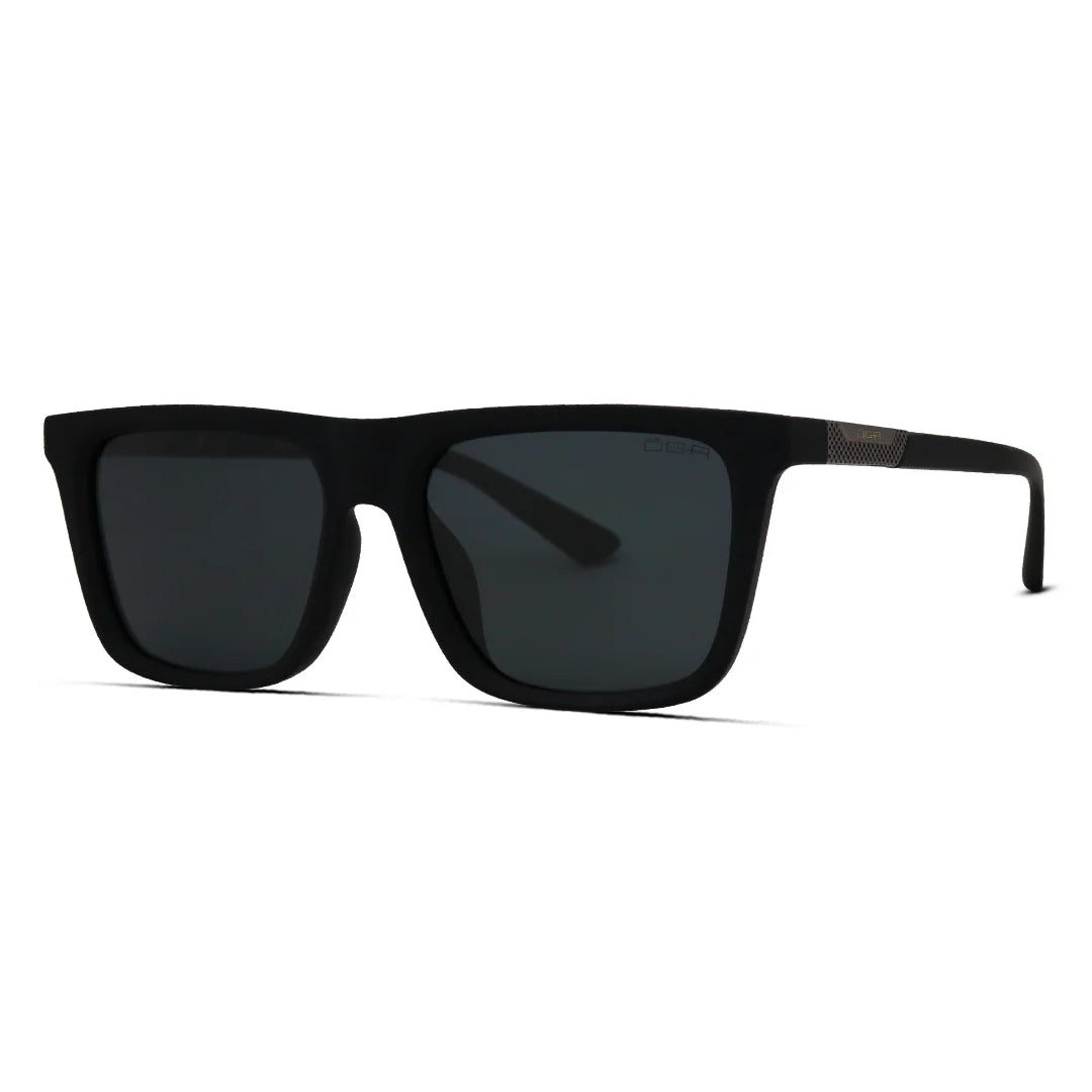 Men's Rectangular Matte Sunglasses Sleek & Matte Finish