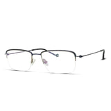 Lightweight Half-Rimless Glasses Comfort & Clarity