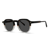 Semi-Round Hexagonal Acetate Sunglasses Men & Women