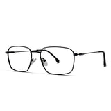 Square Thin Metal Glasses for Men Super Lightweight