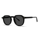 Semi-Round Hexagonal Acetate Sunglasses Men & Women