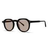 Semi-Round Hexagonal Acetate Sunglasses Men & Women