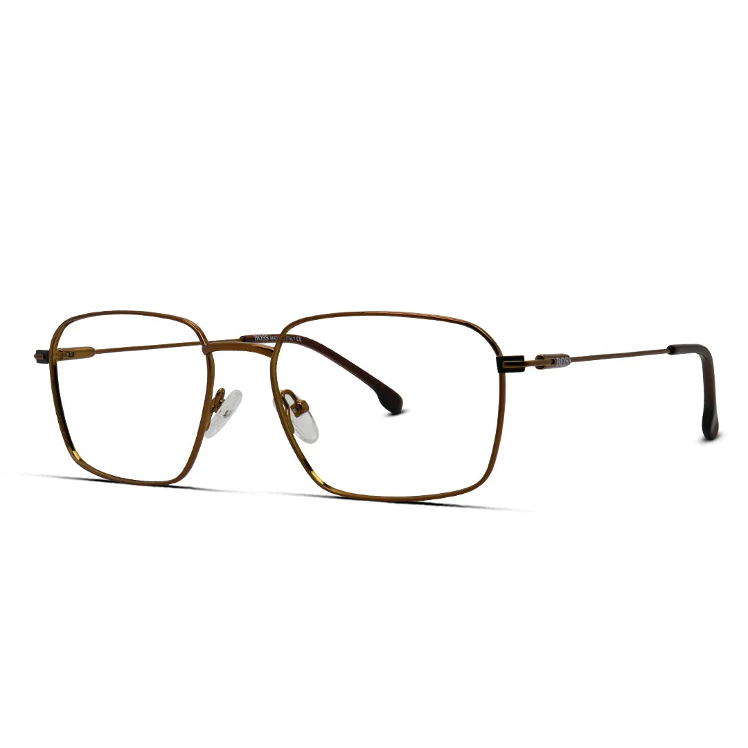 Square Thin Metal Glasses for Men Super Lightweight