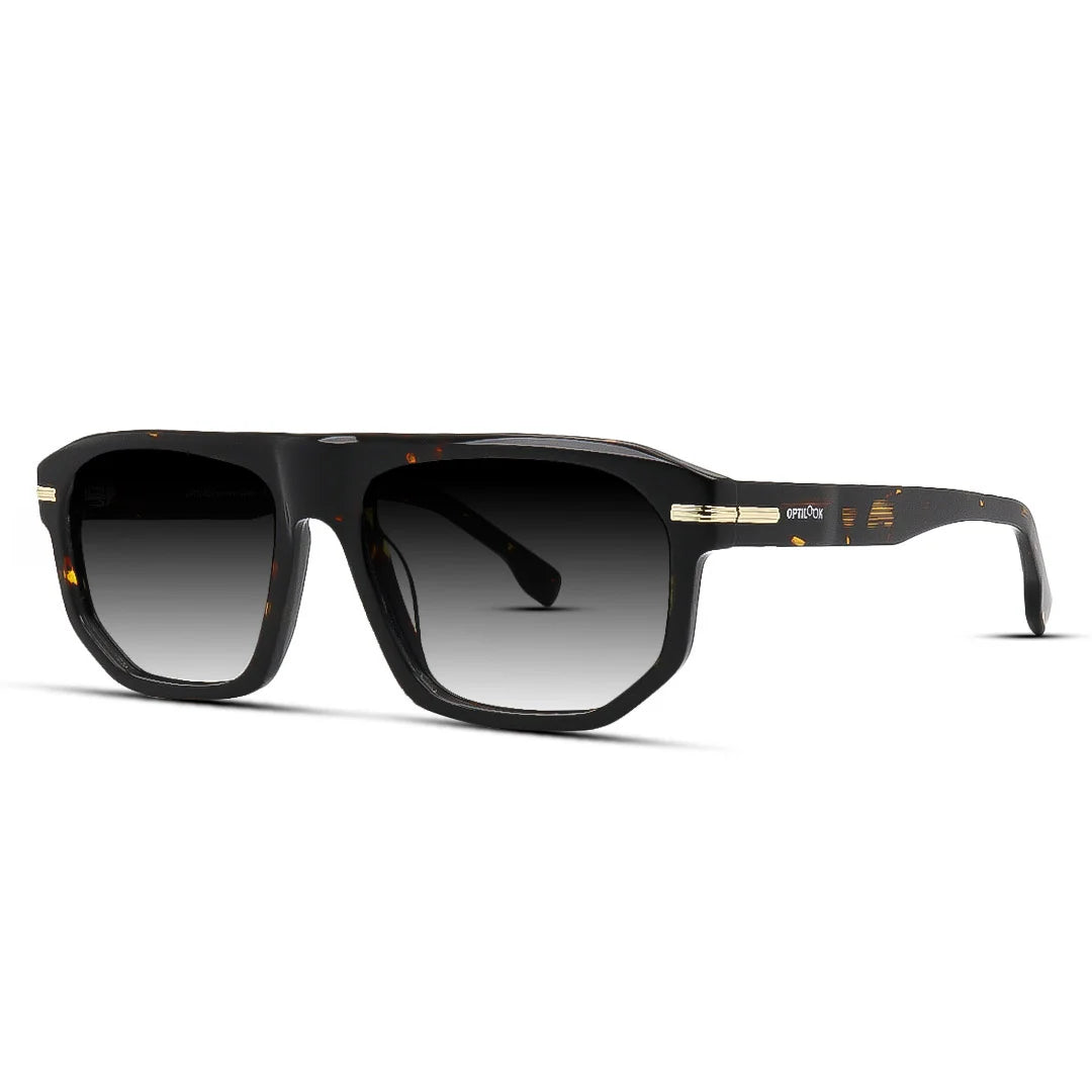 Geometric Sunglasses for Men & Women Trendy Angular Shades