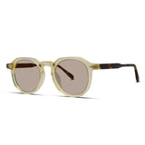 Semi-Round Hexagonal Acetate Sunglasses Men & Women