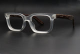Men’s Thick Rectangle Matte Eyeglasses Bold & Modern Frames