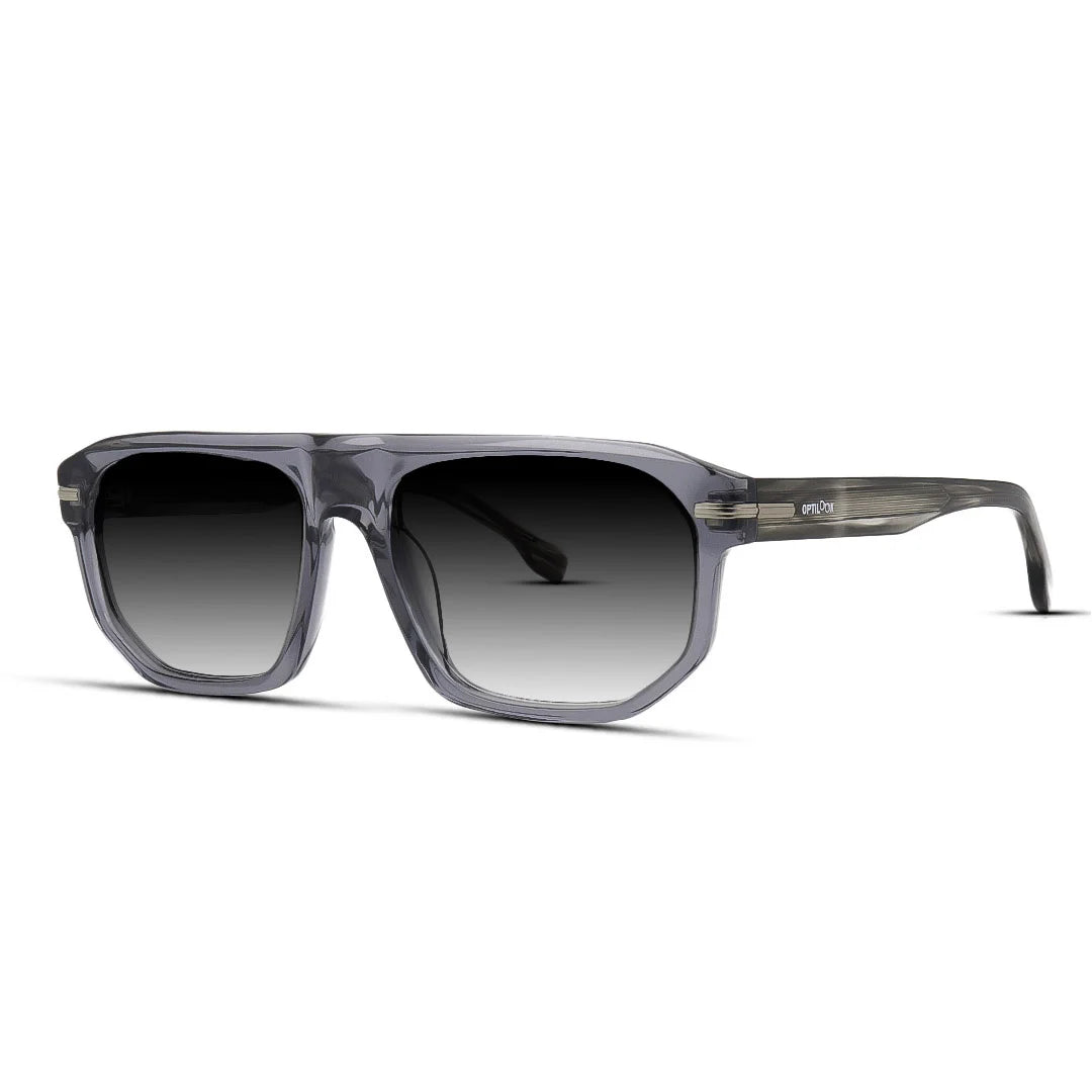 Geometric Sunglasses for Men & Women Trendy Angular Shades