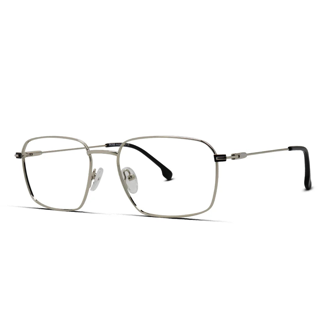 Square Thin Metal Glasses for Men Super Lightweight