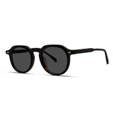 Semi-Round Hexagonal Acetate Sunglasses Men & Women
