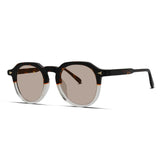 Semi-Round Hexagonal Acetate Sunglasses Men & Women