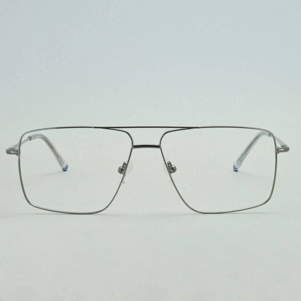 Lightweight metal eyeglasses